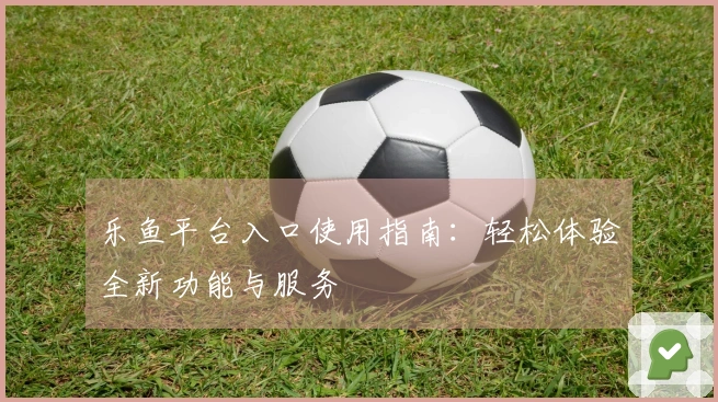 乐鱼平台入口使用指南：轻松体验全新功能与服务